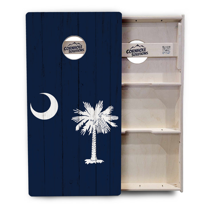 South Carolina Flag Cornhole Boards - Professional Tournament Series