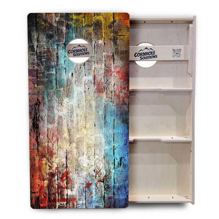 Colorful Brick Cornhole Boards - Professional Tournament Series