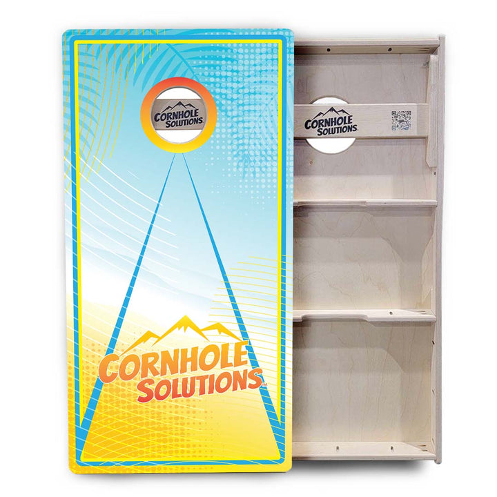 Summertime CS Logo Cornhole Boards - Professional Tournament Series