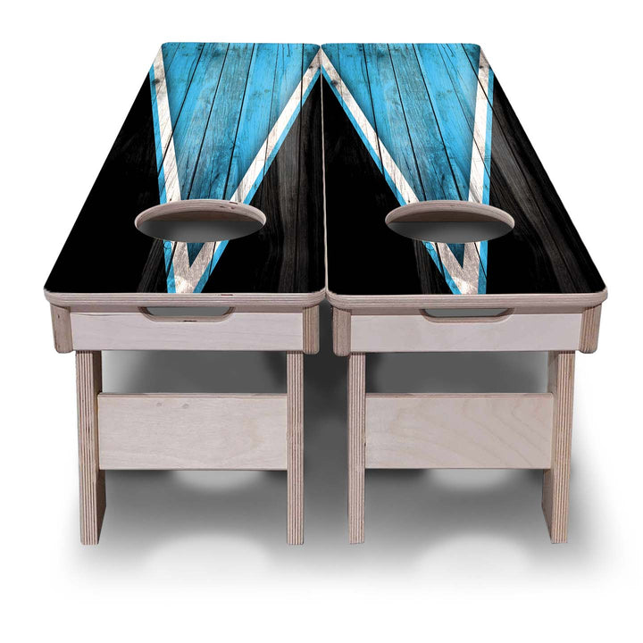 Training Skinny Boards - Sports Theme - Sky Blue & Black