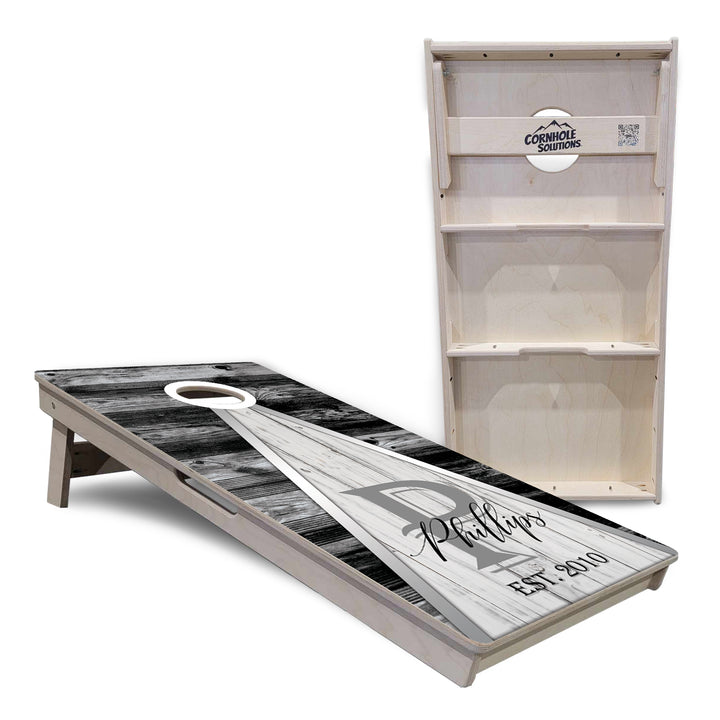 Wedding Triangle Cornhole Boards - Professional Tournament Series