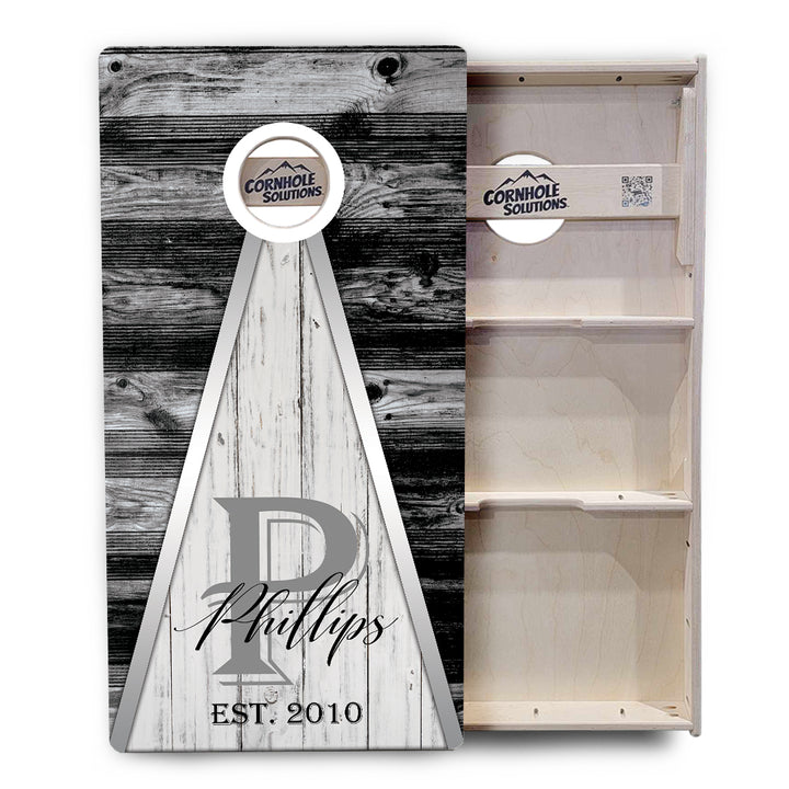 Wedding Triangle Cornhole Boards - Professional Tournament Series