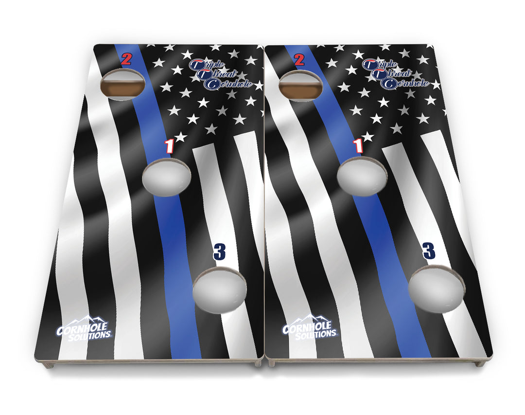 Triple Threat Cornhole Boards (24x48, 3 holes)