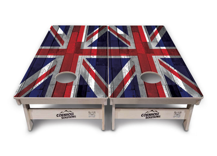 USA / Canada / Union Jack Plank Flags Cornhole Boards - Professional Tournament Series