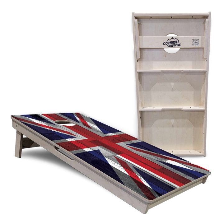 USA / Canada / Union Jack Plank Flags Cornhole Boards - Professional Tournament Series