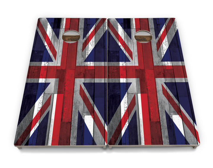 USA / Canada / Union Jack Plank Flags Cornhole Boards - Professional Tournament Series