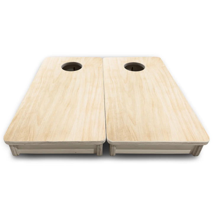 Plain Natural Finish Mini Cornhole Boards – 8 Mini Bags Included – Ready to Play