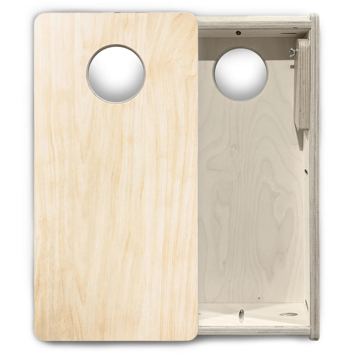 Plain Natural Finish Mini Cornhole Boards – 8 Mini Bags Included – Ready to Play