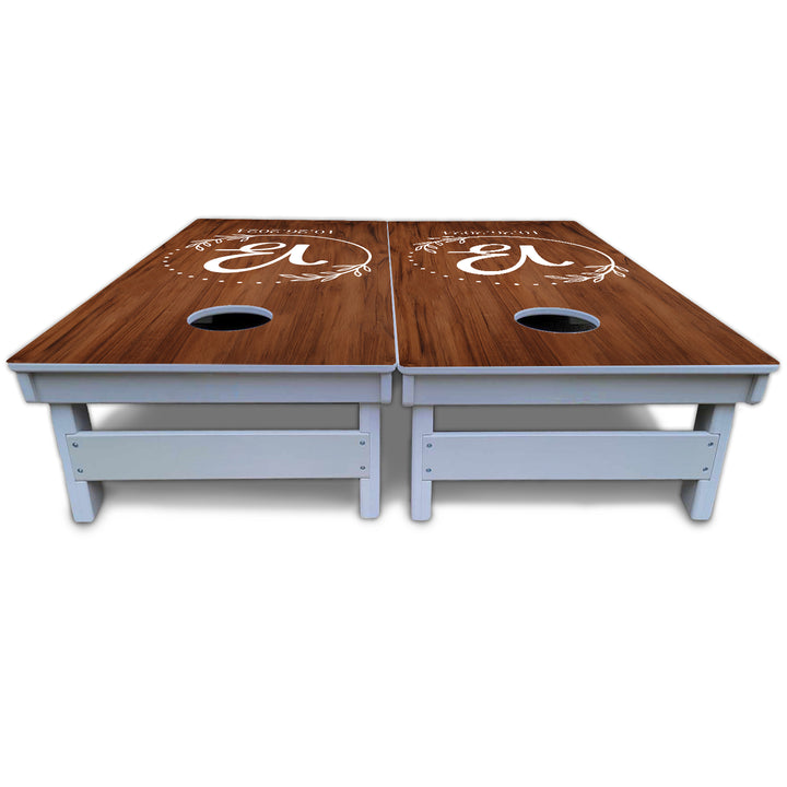 Laurel Wreath Cornhole Boards - All Weather Series