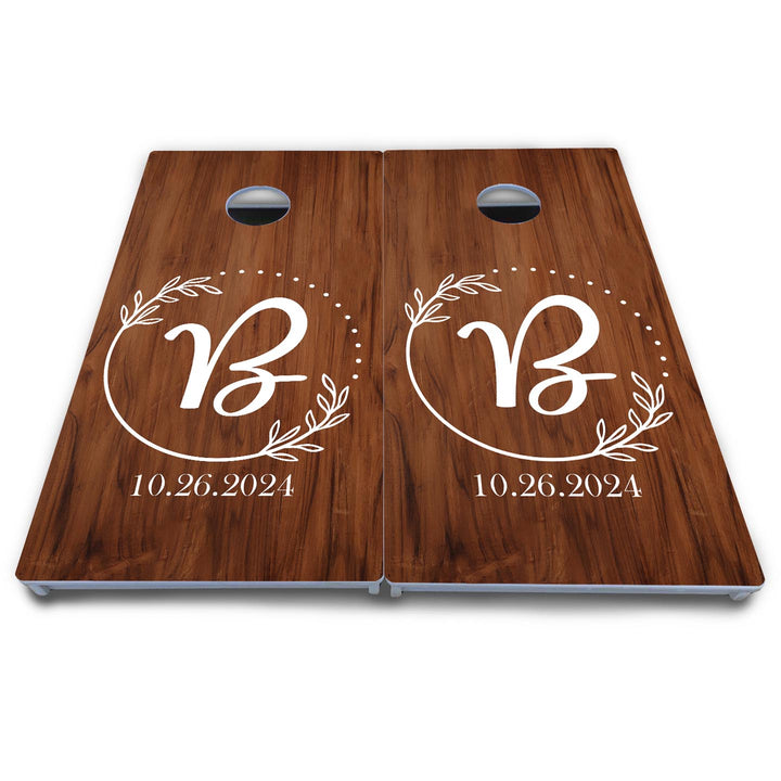 Laurel Wreath Cornhole Boards - All Weather Series