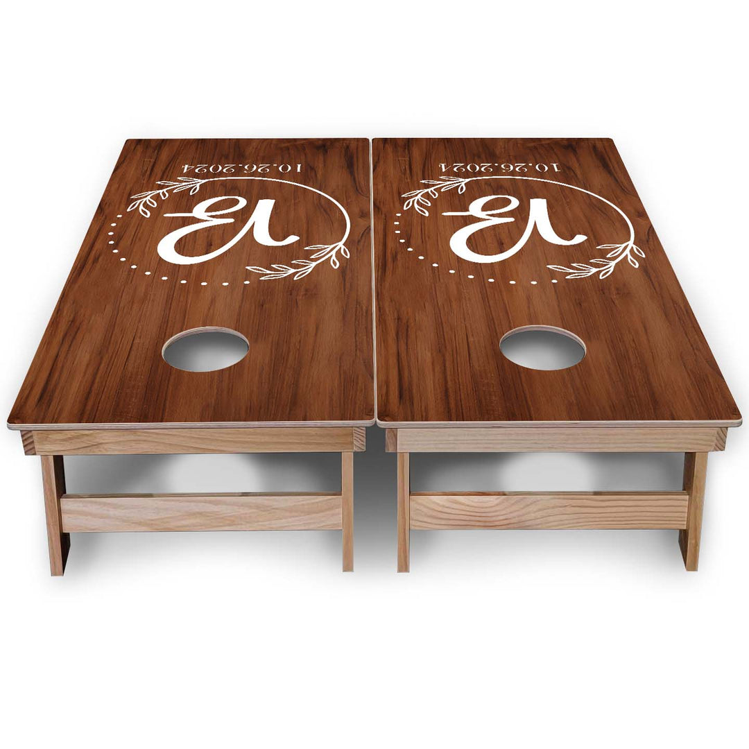 Wedding Cornhole Boards - Backyard Series