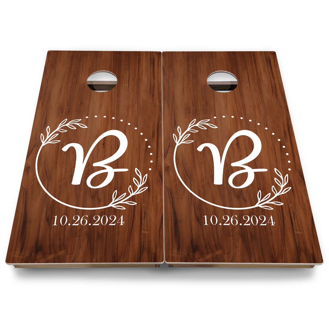 Wedding Cornhole Boards - Backyard Series