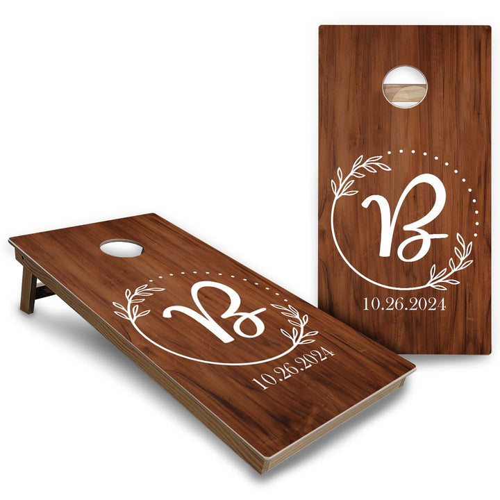 Wedding Cornhole Boards - Backyard Series