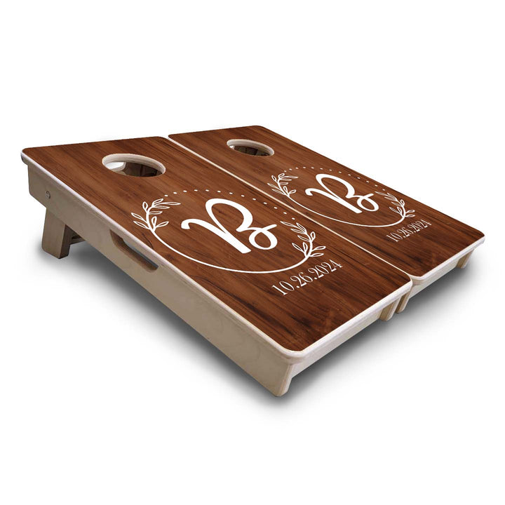 Mini Cornhole Boards - Laurel Wreath