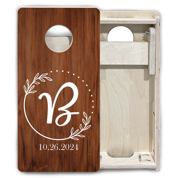 Mini Cornhole Boards - Laurel Wreath