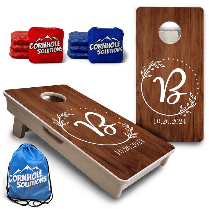 Laurel Wreath - Mini or Vacation Size Cornhole Boards