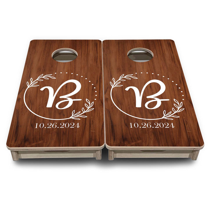 Laurel Wreath - Mini or Vacation Size Cornhole Boards