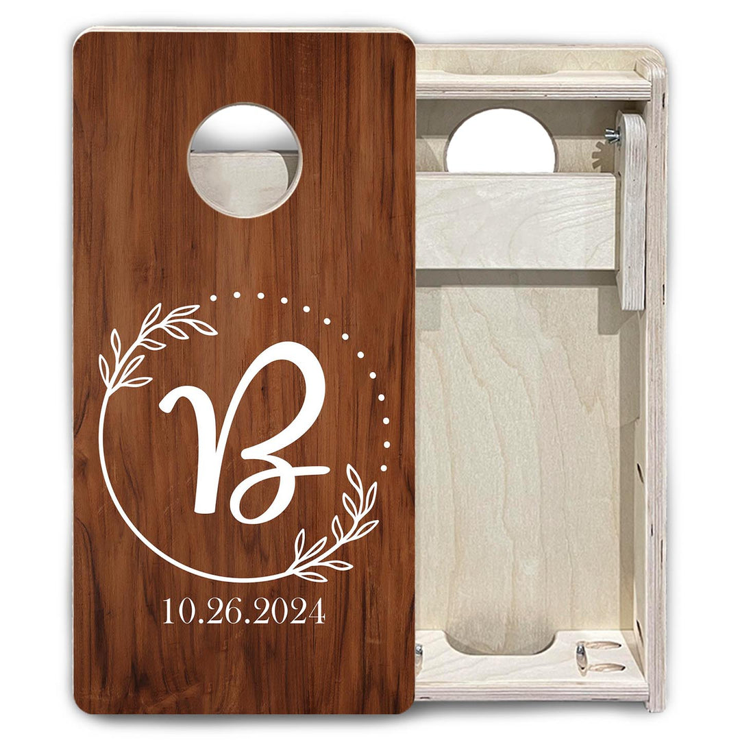 Laurel Wreath - Mini or Vacation Size Cornhole Boards