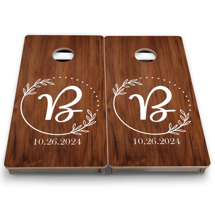 Laurel Wreath - Mini or Vacation Size Cornhole Boards