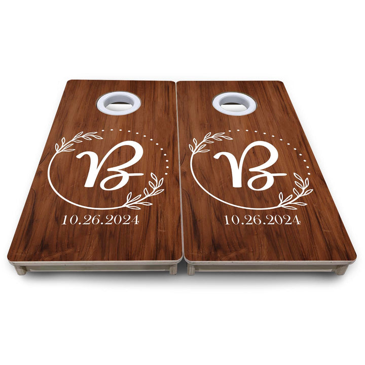 Laurel Wreath - Mini or Vacation Size Cornhole Boards