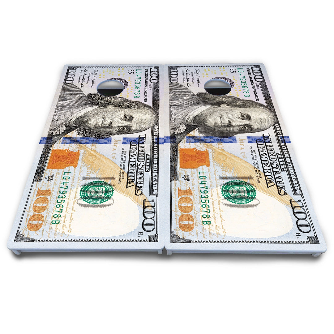 Hundred Dollar Bill Cornhole Boards - All Weather Series