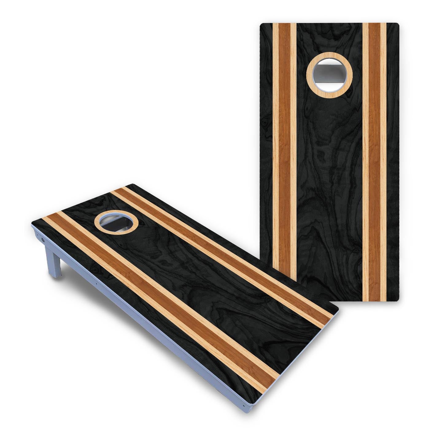 Dark Wood Cornhole Boards - All Weather Series – Cornhole Solutions