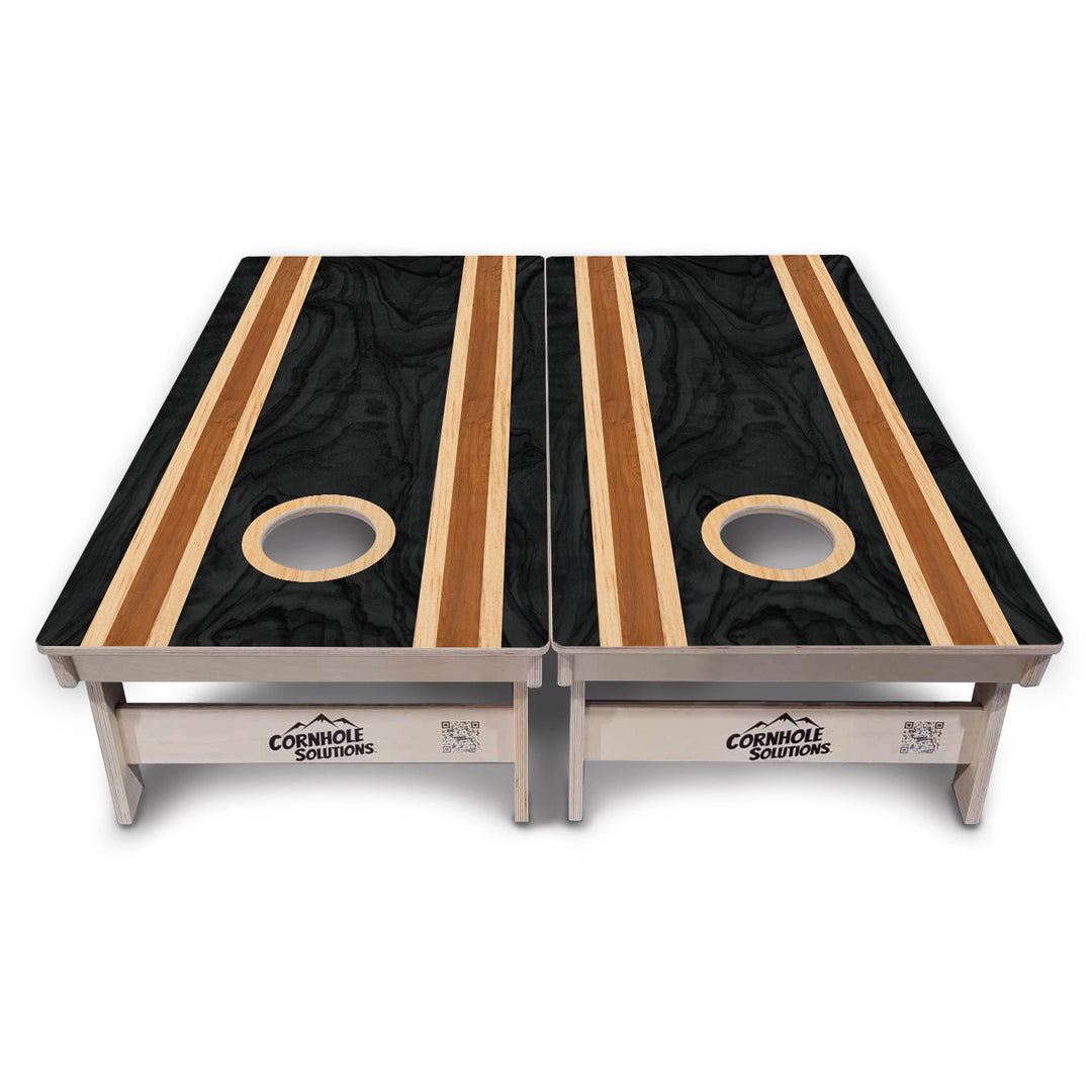 Dark Stripes Cornhole Boards – Tournament Series