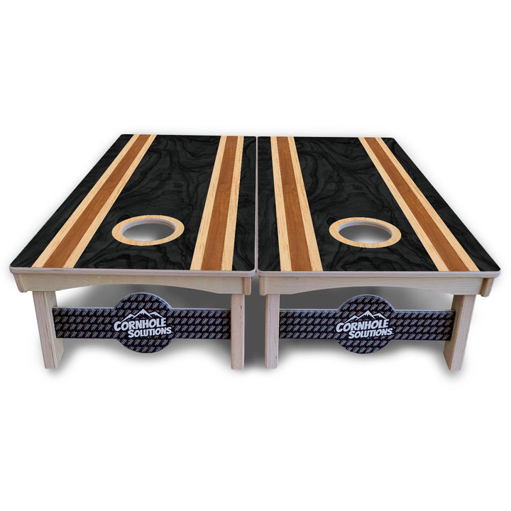 Dark Stripes Cornhole Boards – Pro Lite or Pro Elite