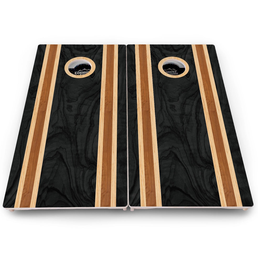 Dark Stripes Cornhole Boards – Pro Lite or Pro Elite