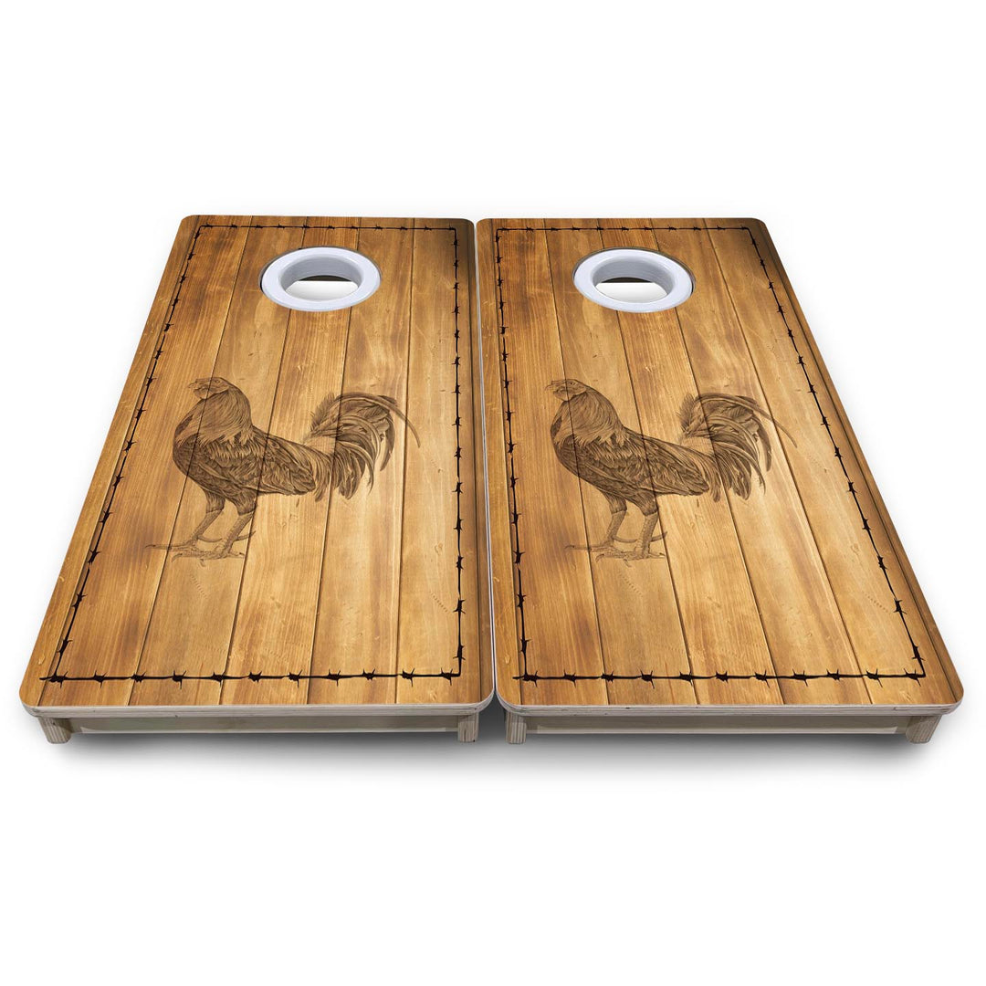 Barnyard Chicken - Mini or Vacation Size Cornhole Boards