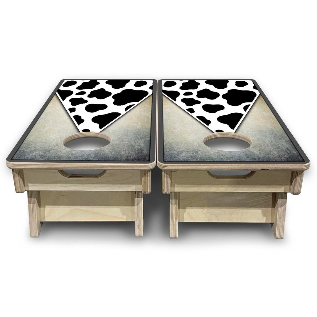 Cow Print - Mini or Vacation Size Cornhole Boards