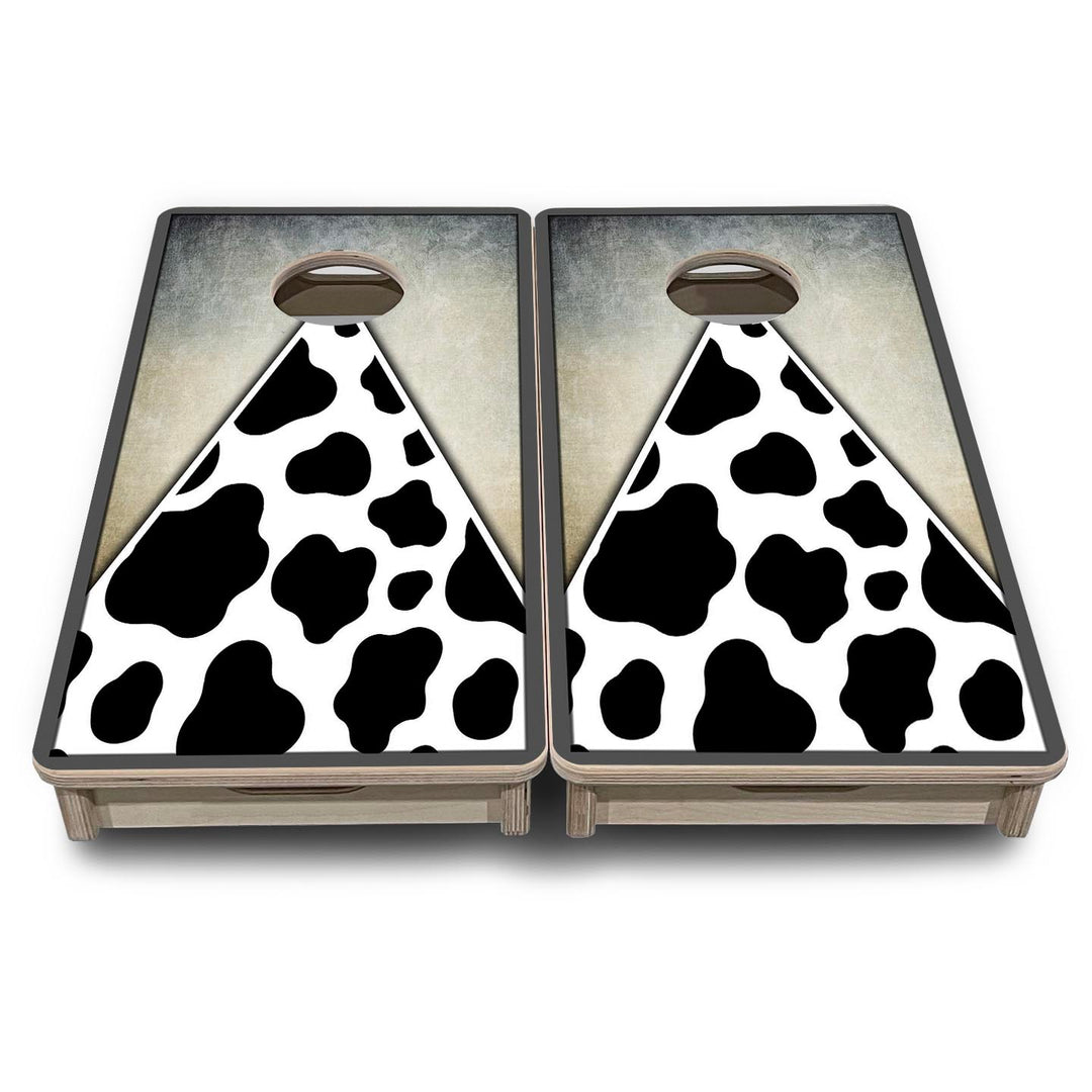Cow Print - Mini or Vacation Size Cornhole Boards