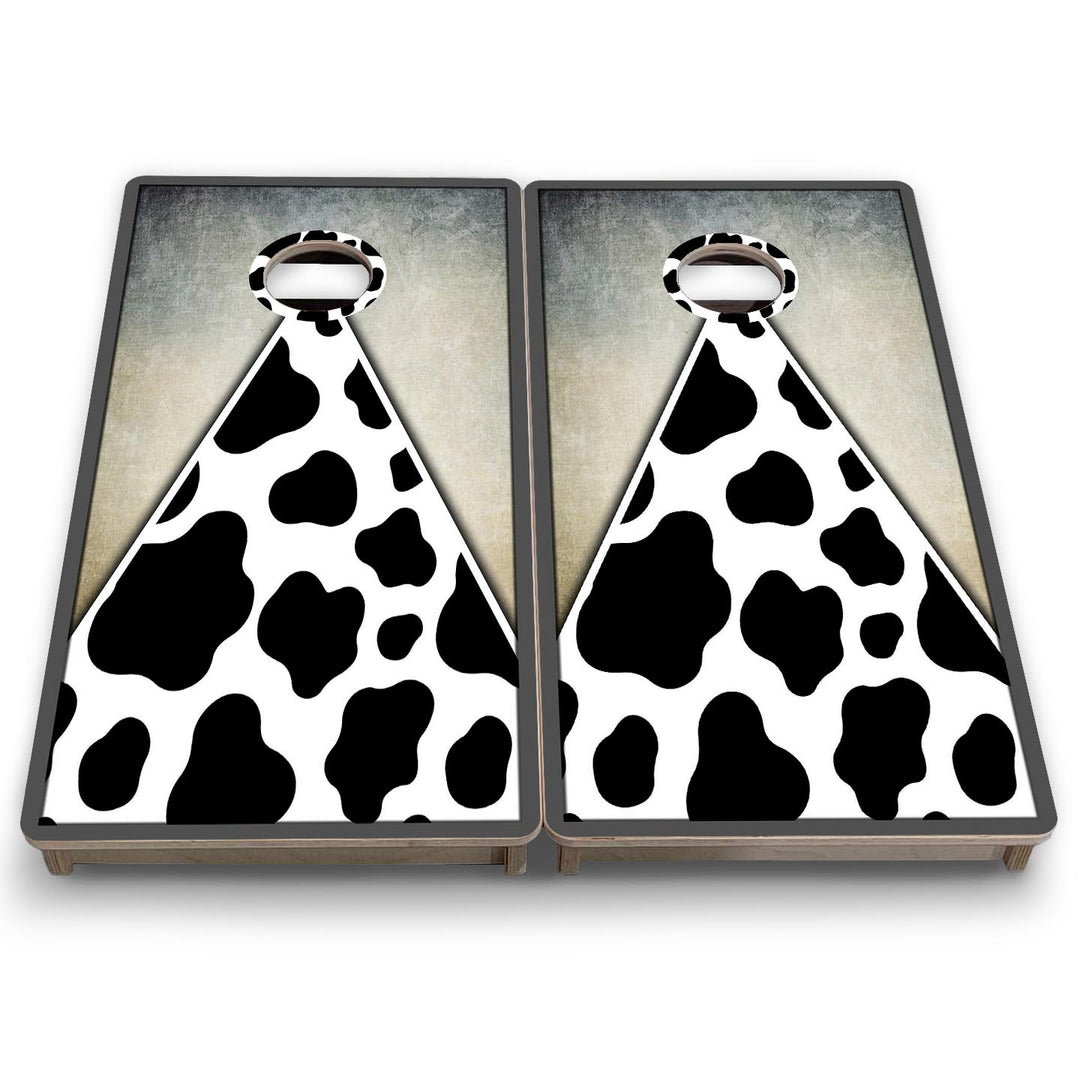 Cow Print - Mini or Vacation Size Cornhole Boards