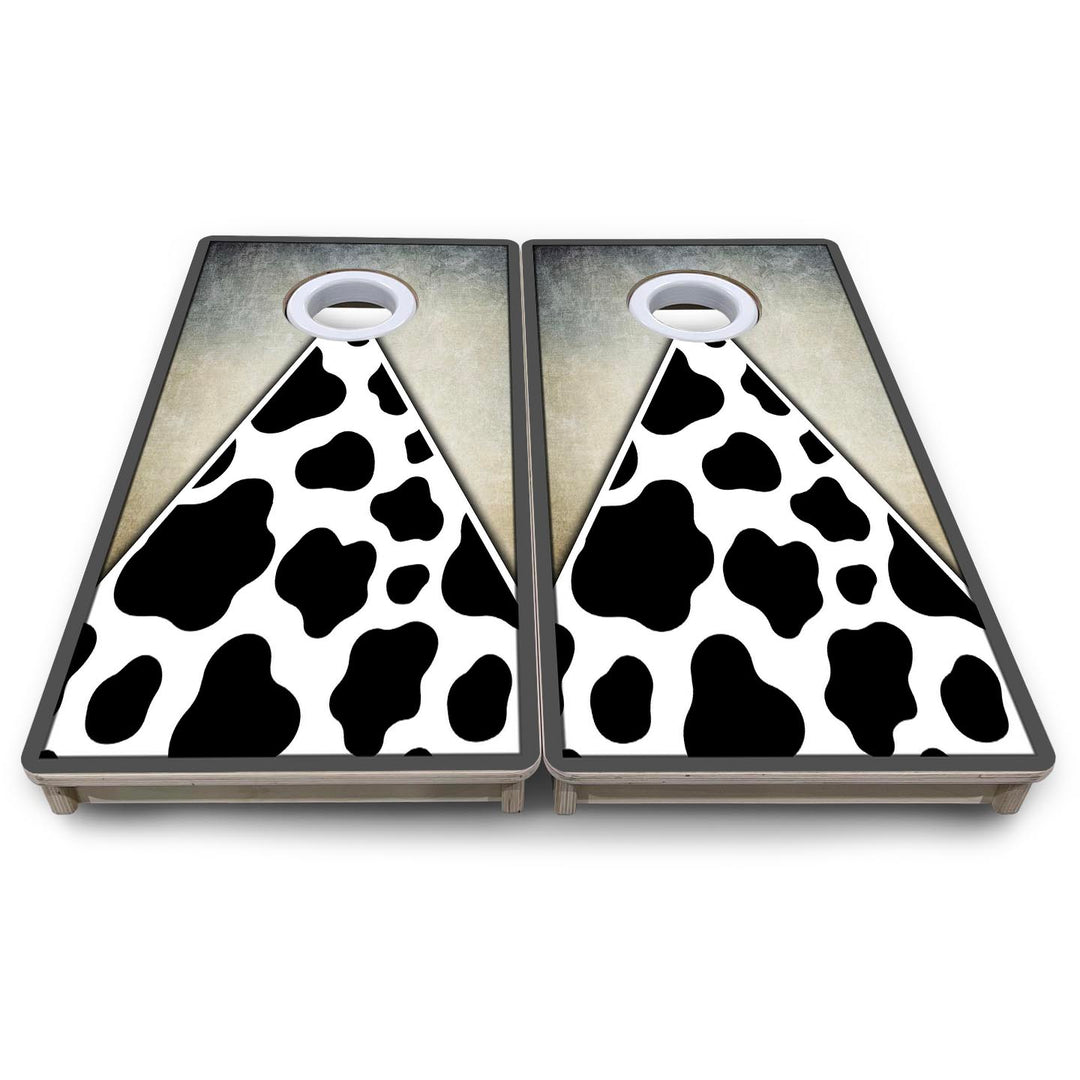 Cow Print - Mini or Vacation Size Cornhole Boards