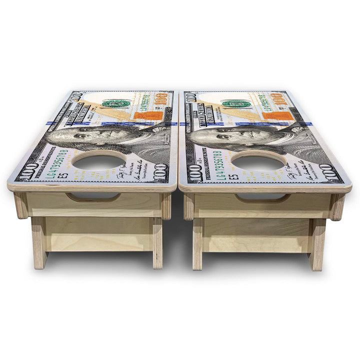 $100 Bill - Mini or Vacation Size Cornhole Boards