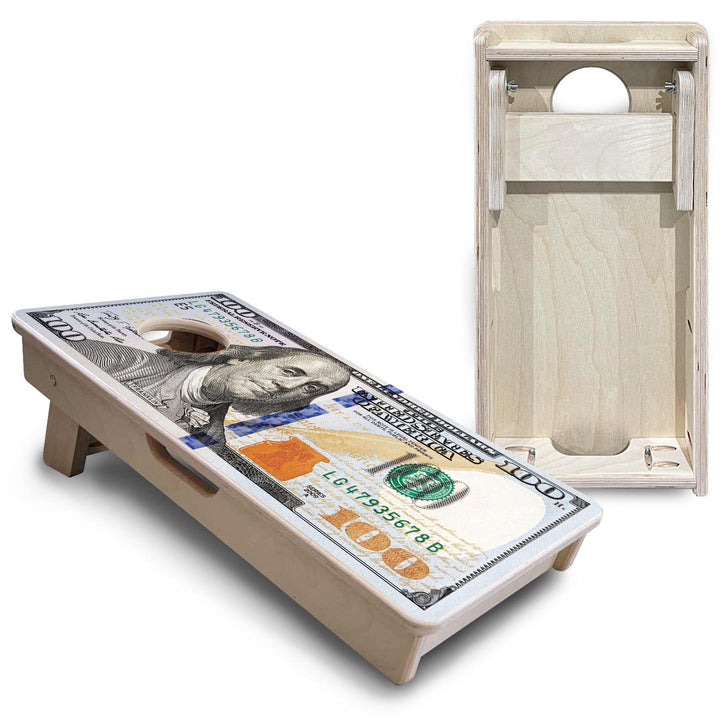 $100 Bill - Mini or Vacation Size Cornhole Boards