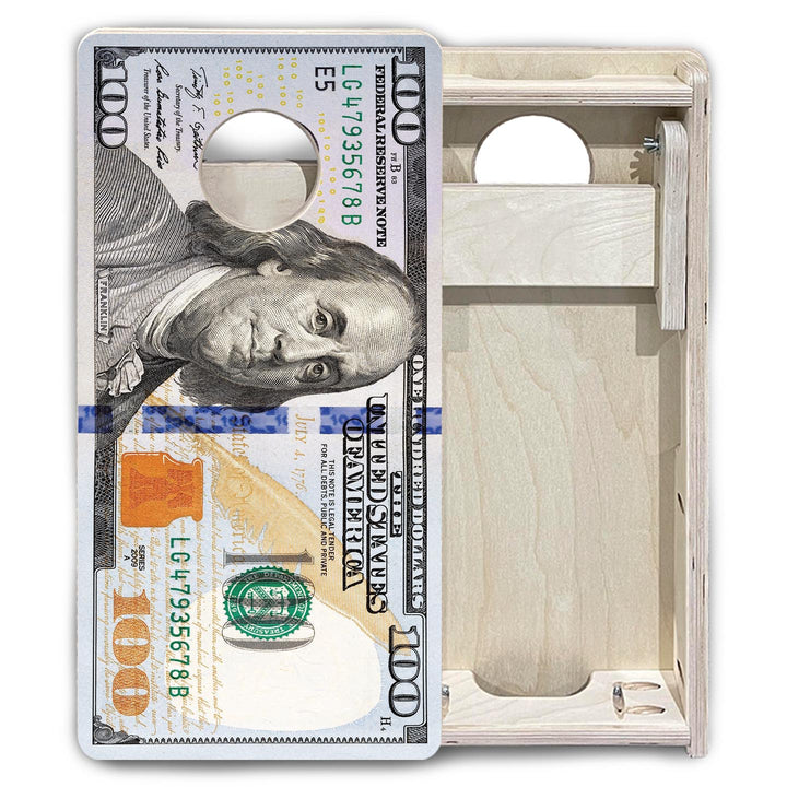 $100 Bill - Mini or Vacation Size Cornhole Boards