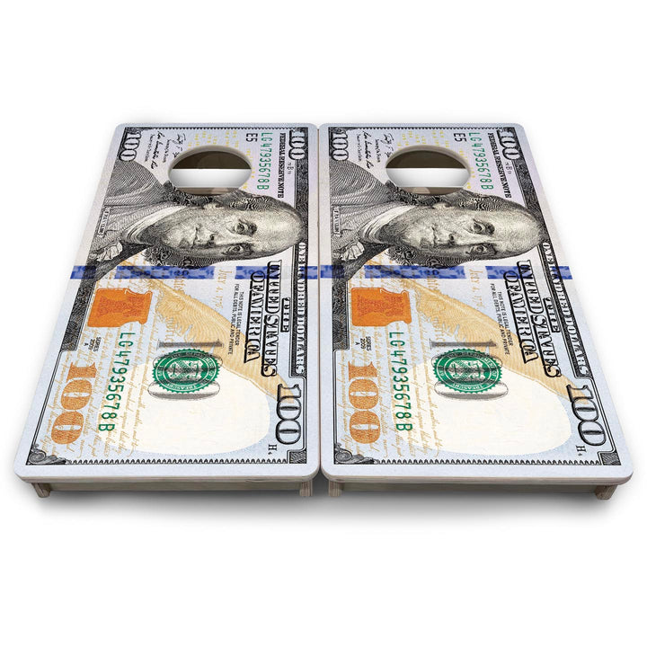 $100 Bill - Mini or Vacation Size Cornhole Boards