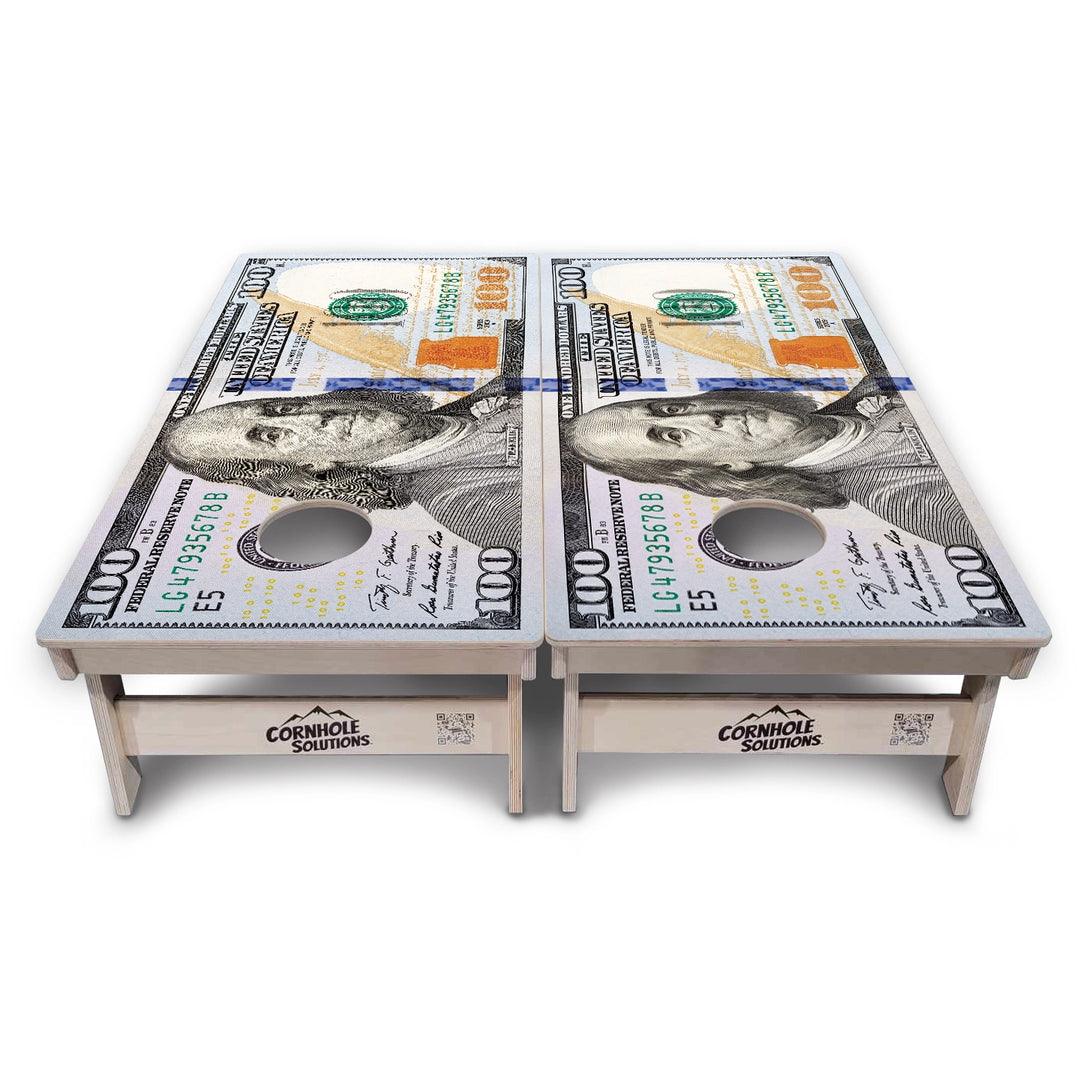 Hundred Dollar Bill Cornhole Boards – Tournament Series