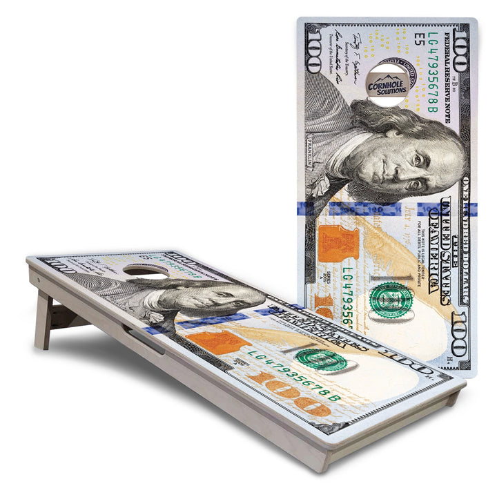 Hundred Dollar Bill Cornhole Boards – Tournament Series