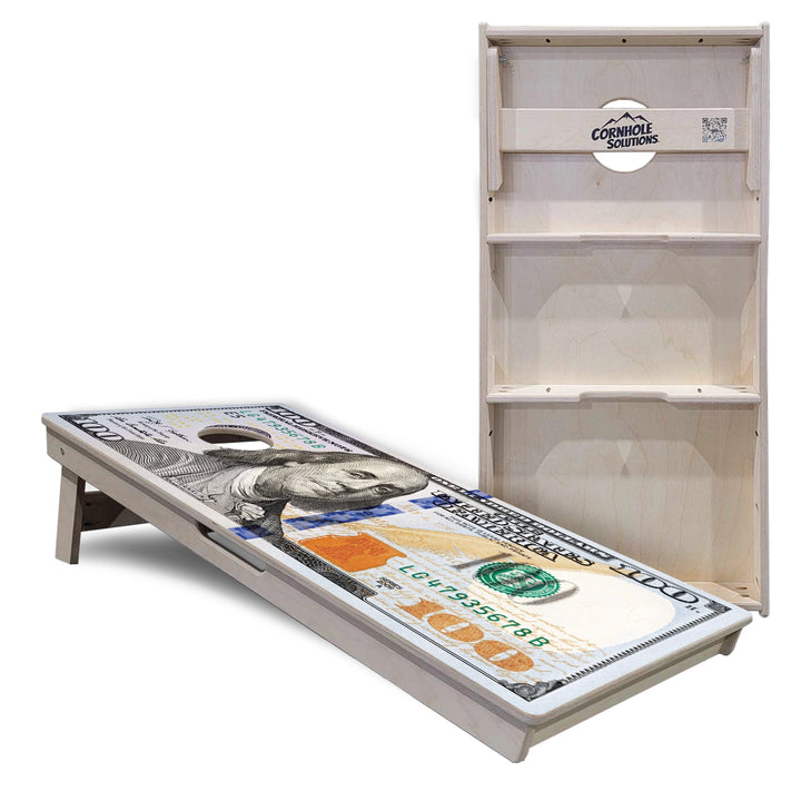 Hundred Dollar Bill Cornhole Boards – Tournament Series