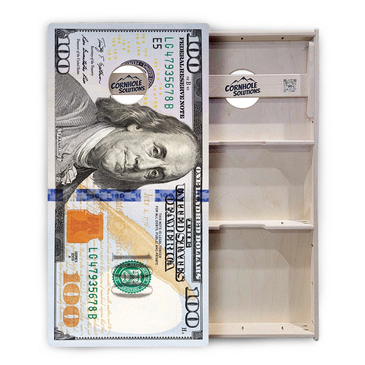 Hundred Dollar Bill Cornhole Boards – Tournament Series