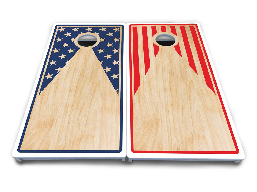 Stars & Stripes Cornhole Boards - All Weather Series