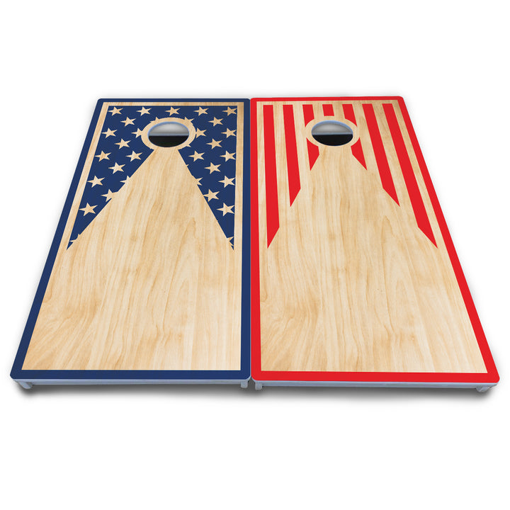 Stars & Stripes Cornhole Boards - All Weather Series