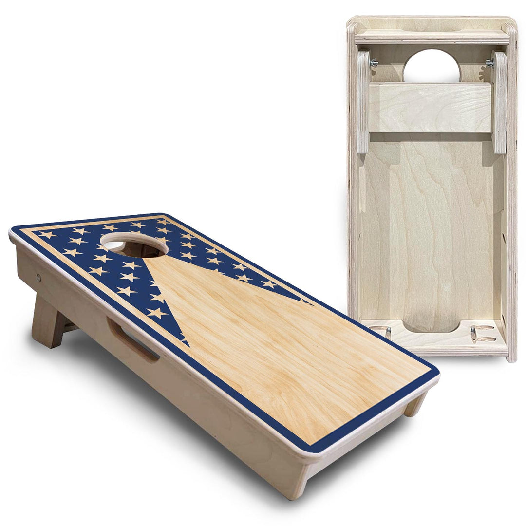 Stars Keyhole - Mini or Vacation Size Cornhole Boards