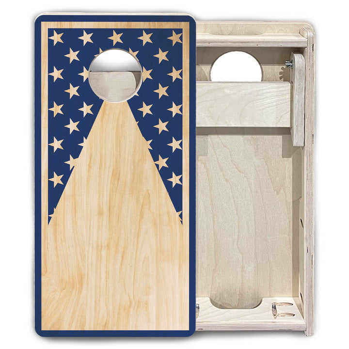 Stars Keyhole - Mini or Vacation Size Cornhole Boards