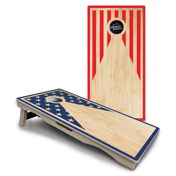 Stars & Stripes Keyhole Cornhole Boards – Pro Lite or Pro Elite