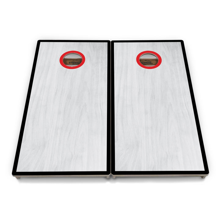 Grey Wash Hole Ring Cornhole Boards – Tournament Series
