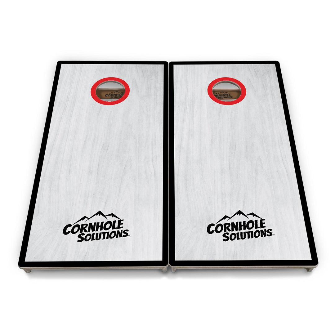 Grey Wash Hole Ring Cornhole Boards – Tournament Series