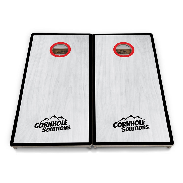 Grey Wash Hole Ring Cornhole Boards – Tournament Series